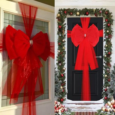 Velká mašle pro vánoční a sváteční výzdobu | RUBYBOW