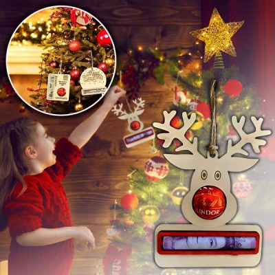 Vánoční ozdoby s klipem na peníze (3 ks) | ORNATASTIC