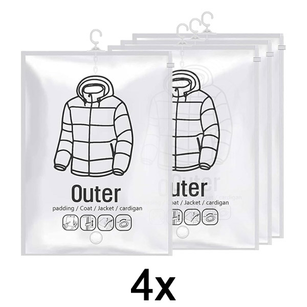1x Vakuové sáčky na zavěšení (4 ks) | VACUHANG