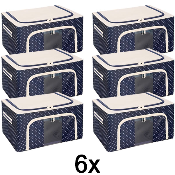 6x Úložný box na textil | STACKBOX